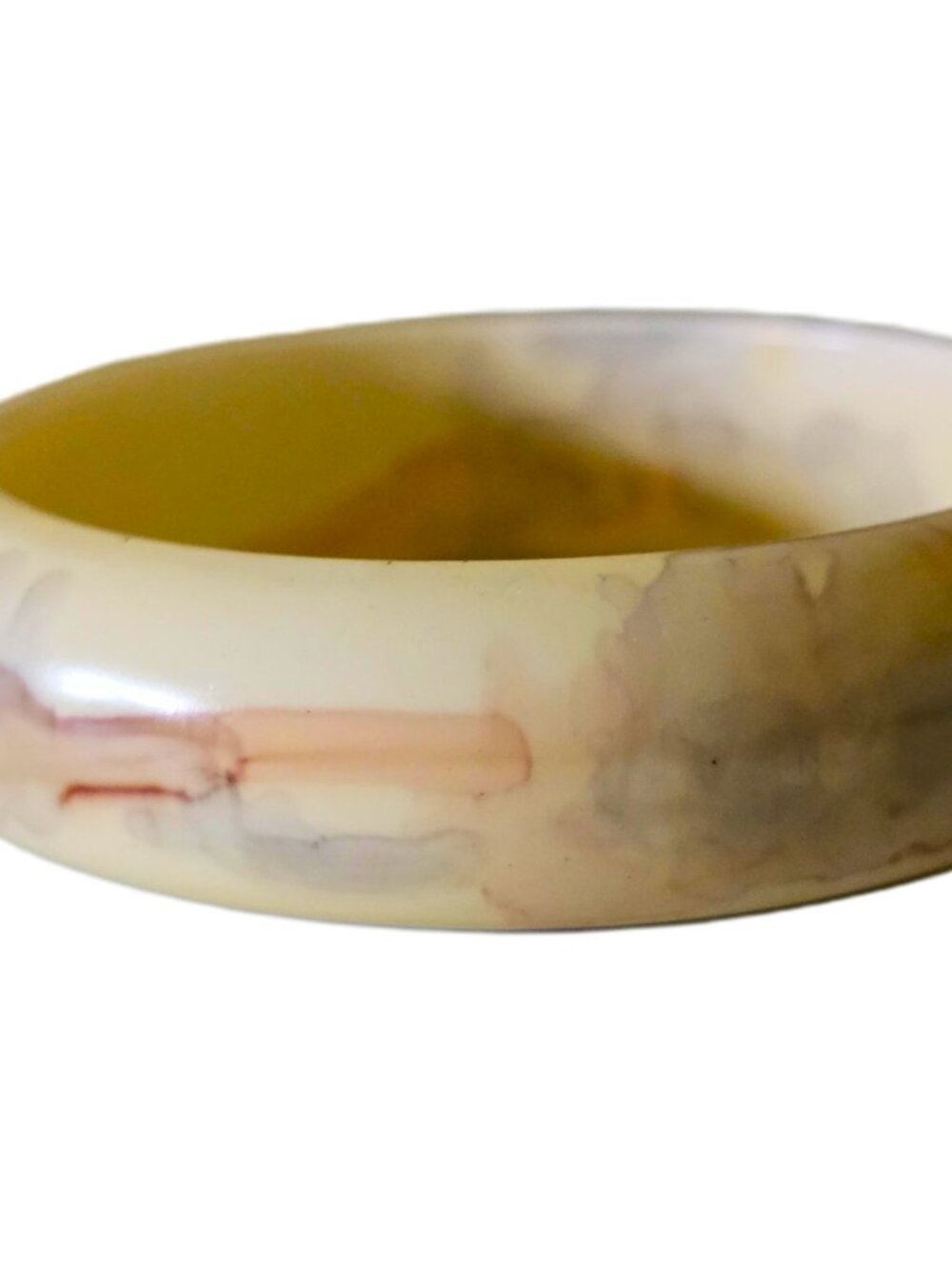 Vintage Marbled Bangle Bracelet lovely swirl colors